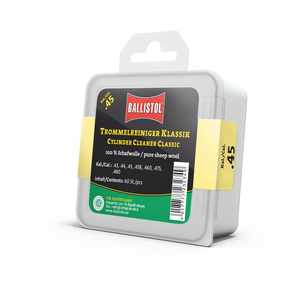 Ballistol Trommelreiniger Klassik Kaliber .44/.45 60Stück